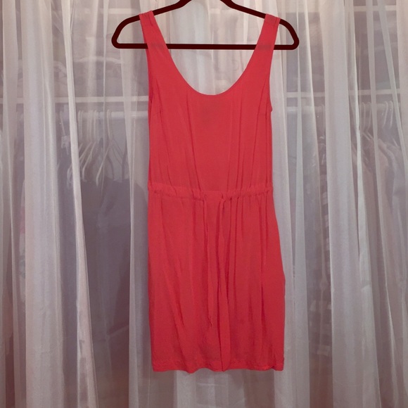 Coral Tank Dress