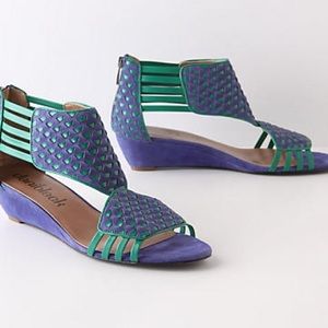 Anthropologie Daniback Woven Gladiator Sandals