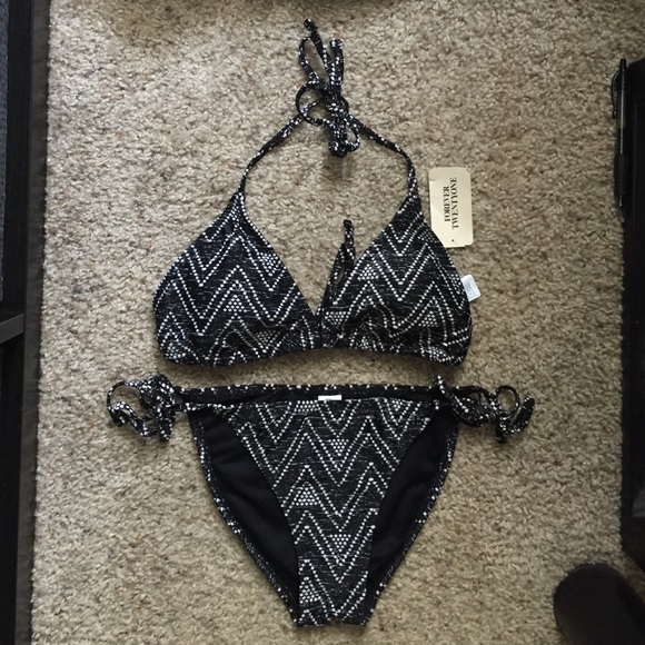 Geo tribal print bikini set
