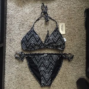 Geo tribal print bikini set