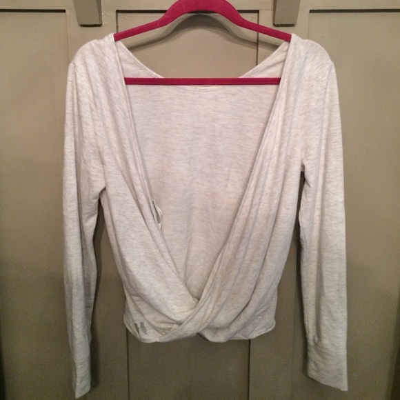 Victoria's Secret open back shirt