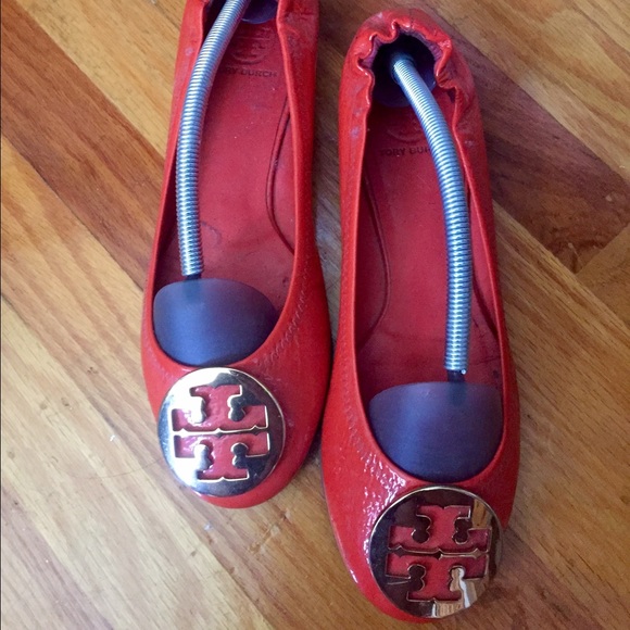 Used Authentic Tory Burch in burnt orange sz 8.5