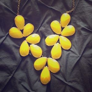 Yellow Statement Necklace