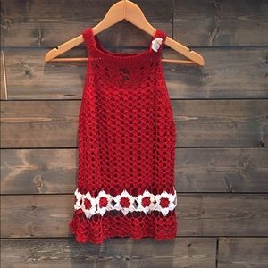 Adorable crocheted summer top