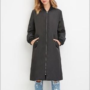 Longline Bomber jacket