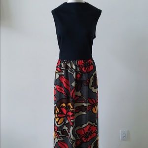 Vintage floor length floral gown
