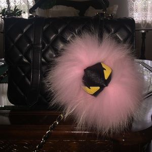 Monster Pom-Pom keychain