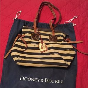 Dooney & Bourke Striped Sport Fabric Bag (Used)