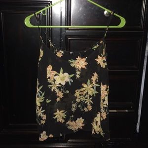 Floral Sheer Tank Top