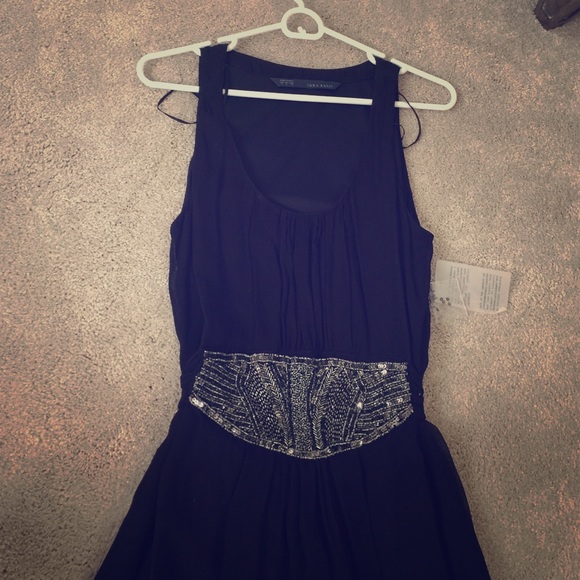 Black party dress.