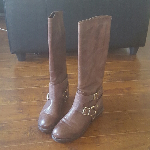 Kenneth Cole Brown Knee High Boots