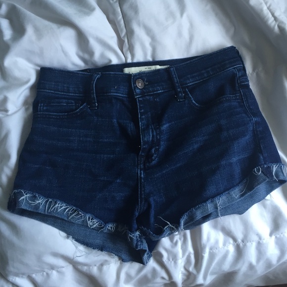 Blue Abercrombie & Fitch Denim Shorts
