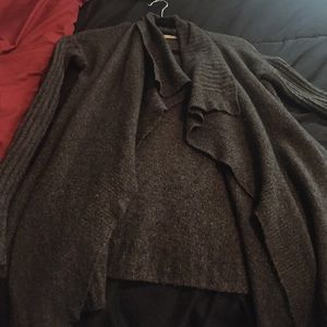 Gray cardigan