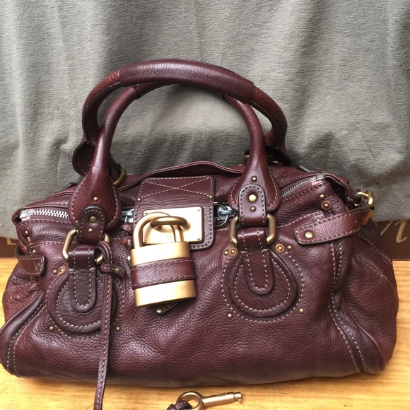 Chloe Paddington  leather satchel
