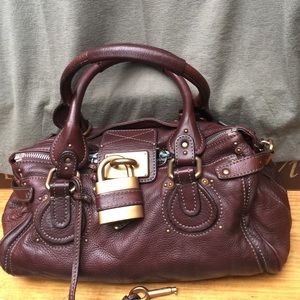 Chloe Paddington  leather satchel