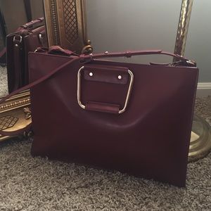Red Leather Tote