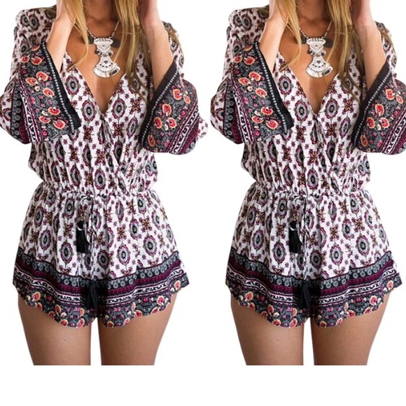 Bohemian romper