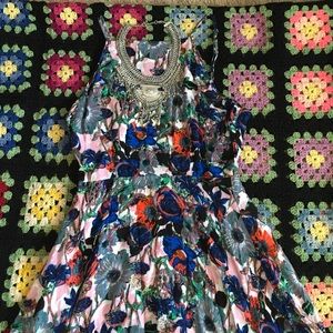 Backless fit and flare