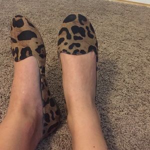 Cheetah print flats