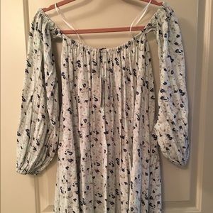 Faithfull the Brand off the shoulder dress