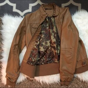 Jou Jou Faux Leather Jacket