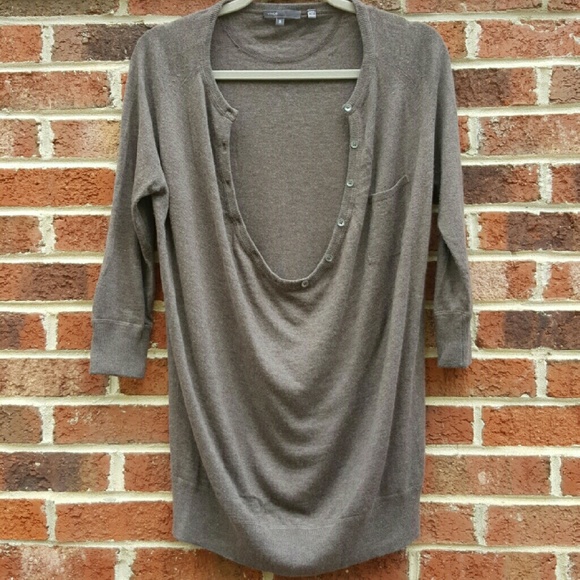 Vince 3/4 Sleeve Lightweight Sweater