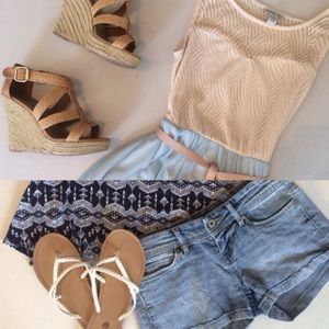 Levi shorts and dress