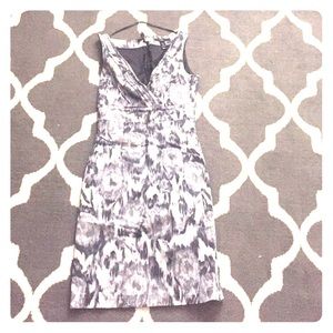 Grey print dress
