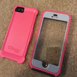 Hot Pink Otter Box Case for iPhone 5/5s