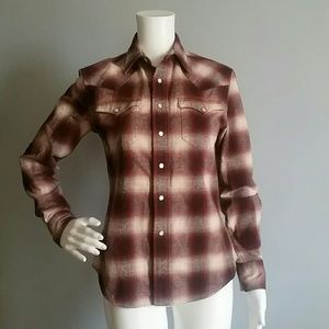 Ralph Lauren Double RL Plaid Western Shirt