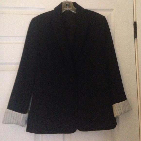 Single Button Black Blazer - image 1