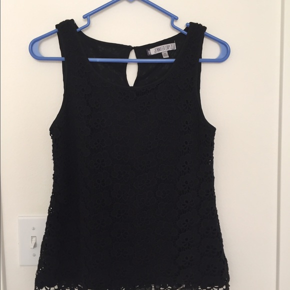 Jennifer Lopez black XS top