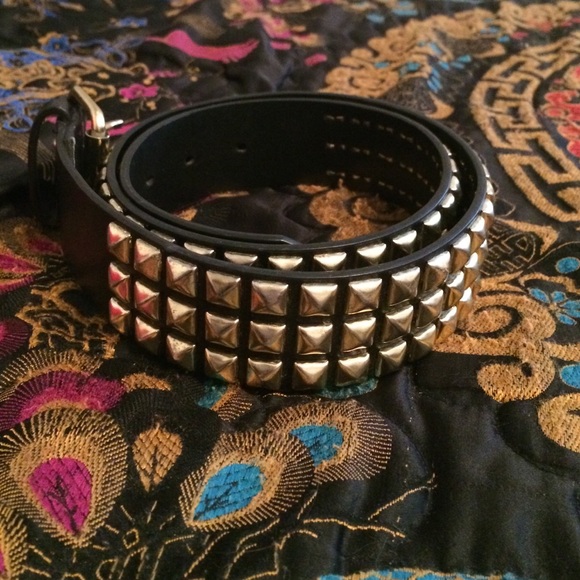 Gold studded belt