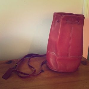 Vintage Coach bucket bag