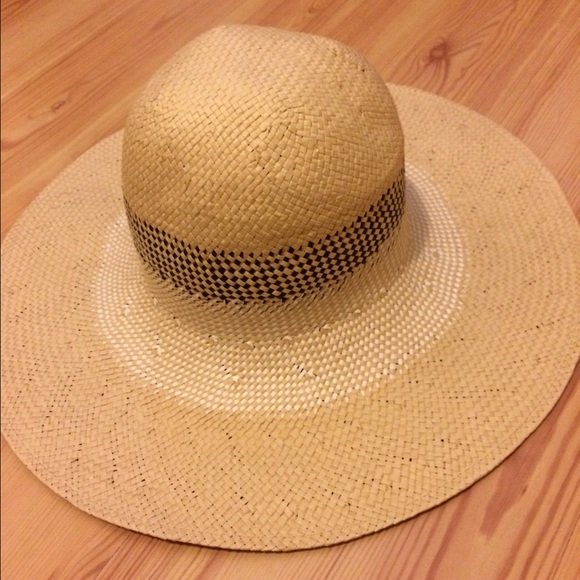 J. Crew Accessories - Jcrew oversize straw hat