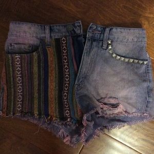 Urban Outfitters High Waisted Jean Shorts