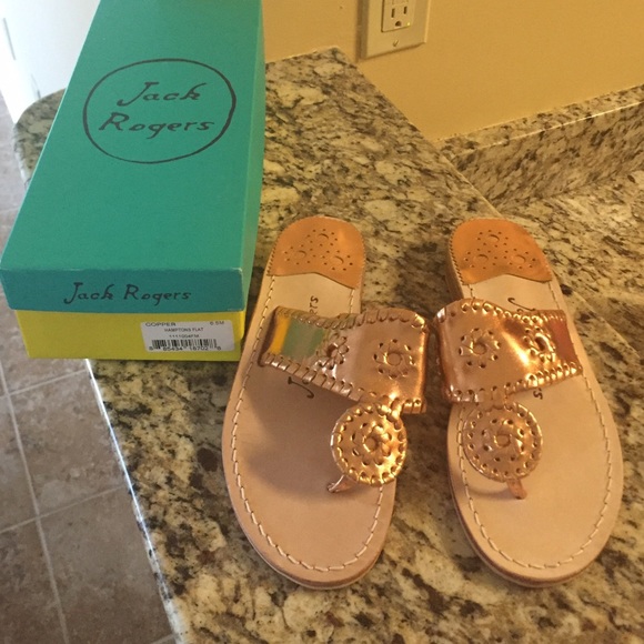 Jack Rogers Shoes - Jack Rogers Hamptons Copper 6.5