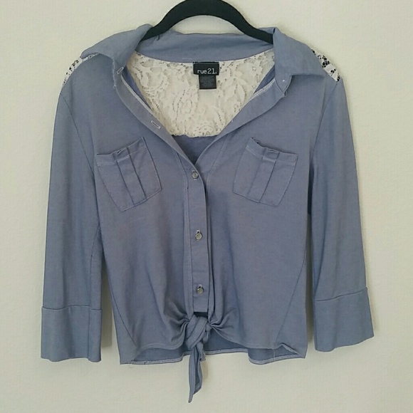 Rue 21 Tie Up Shirt