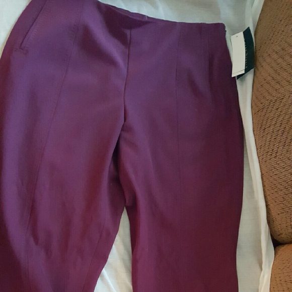 Harve Bernard purple dress pants size 12 petite