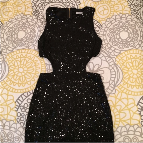 Sequin sexy cutout dress from Tobi