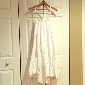 Free People white white dress