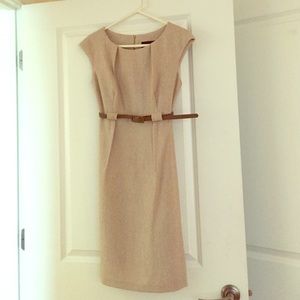 Tan Work Dress