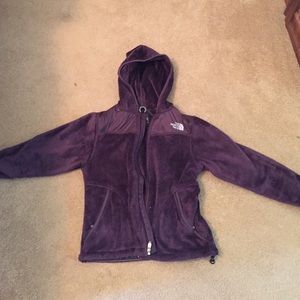 North face fur jacket