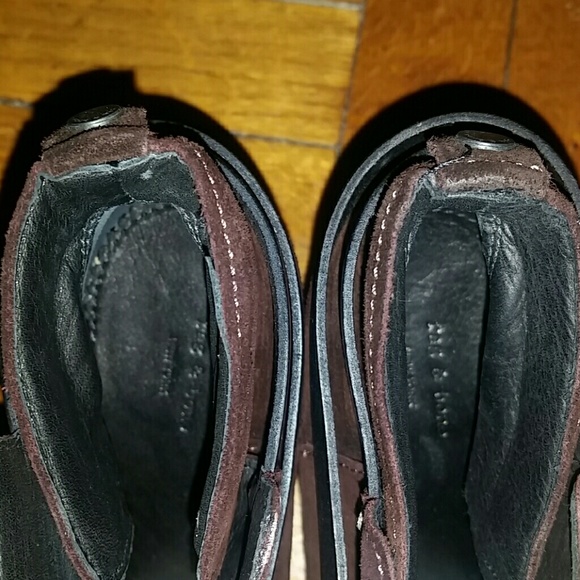 Rag & Bone Brown Suede Harrow Booties - Picture 4 of 4