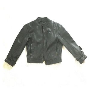 Real Leather Moto Jacket