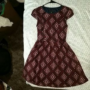 Diamond patterned dress