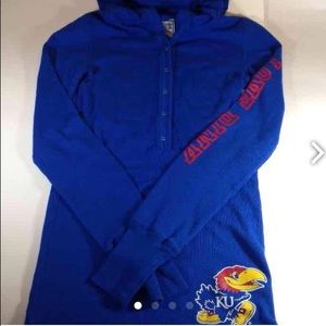 University of Kansas Pink Hoodie XS