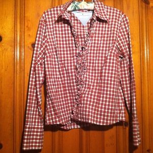 Tommy Hilfiger XL red checked shirt- worn once