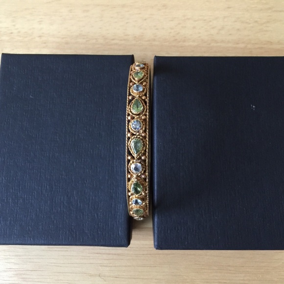 Blue Topaz & Peridot Bracelet