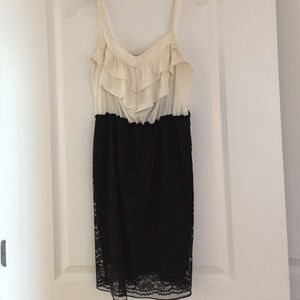 Black and White Cocktail Dress